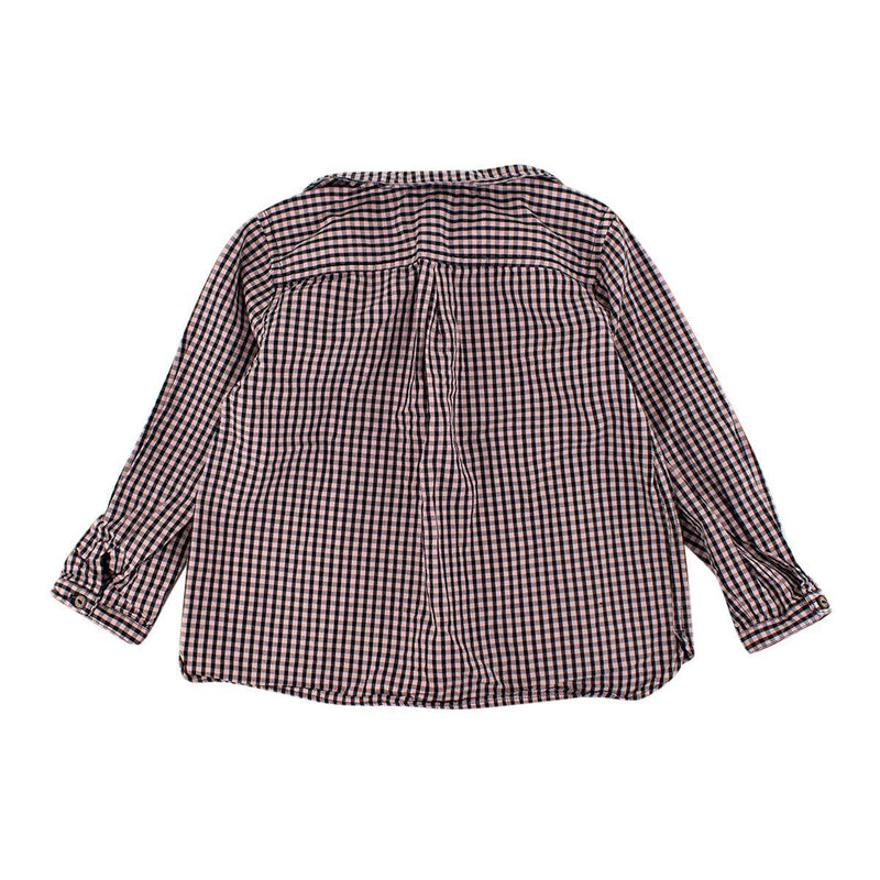 Black & Pink Gingham Blouse