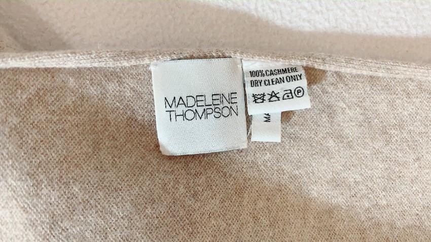 Madeleine Thompson Beige Cashmere Cape