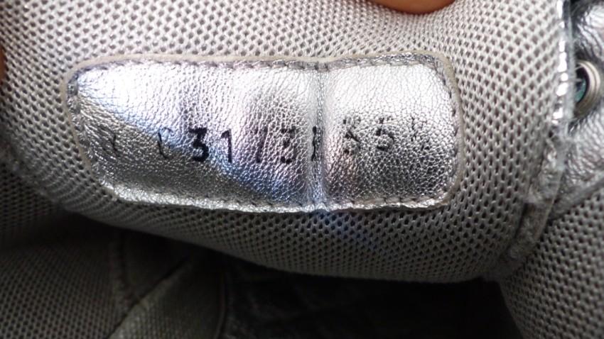 Chanel Metallic Crackled Silver Leather Sneakers