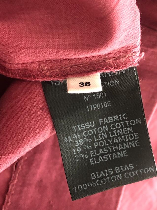 Isabel Marant Etoile Pink Neit Cotton And Linen-blend Dress