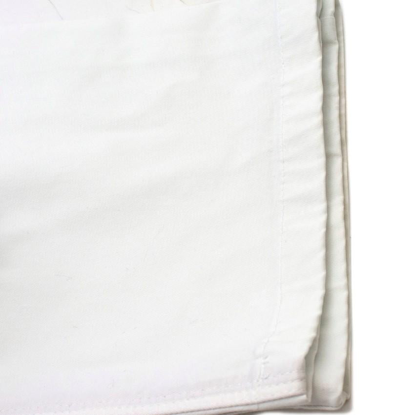 Incotex White Straight-leg Chino Trousers