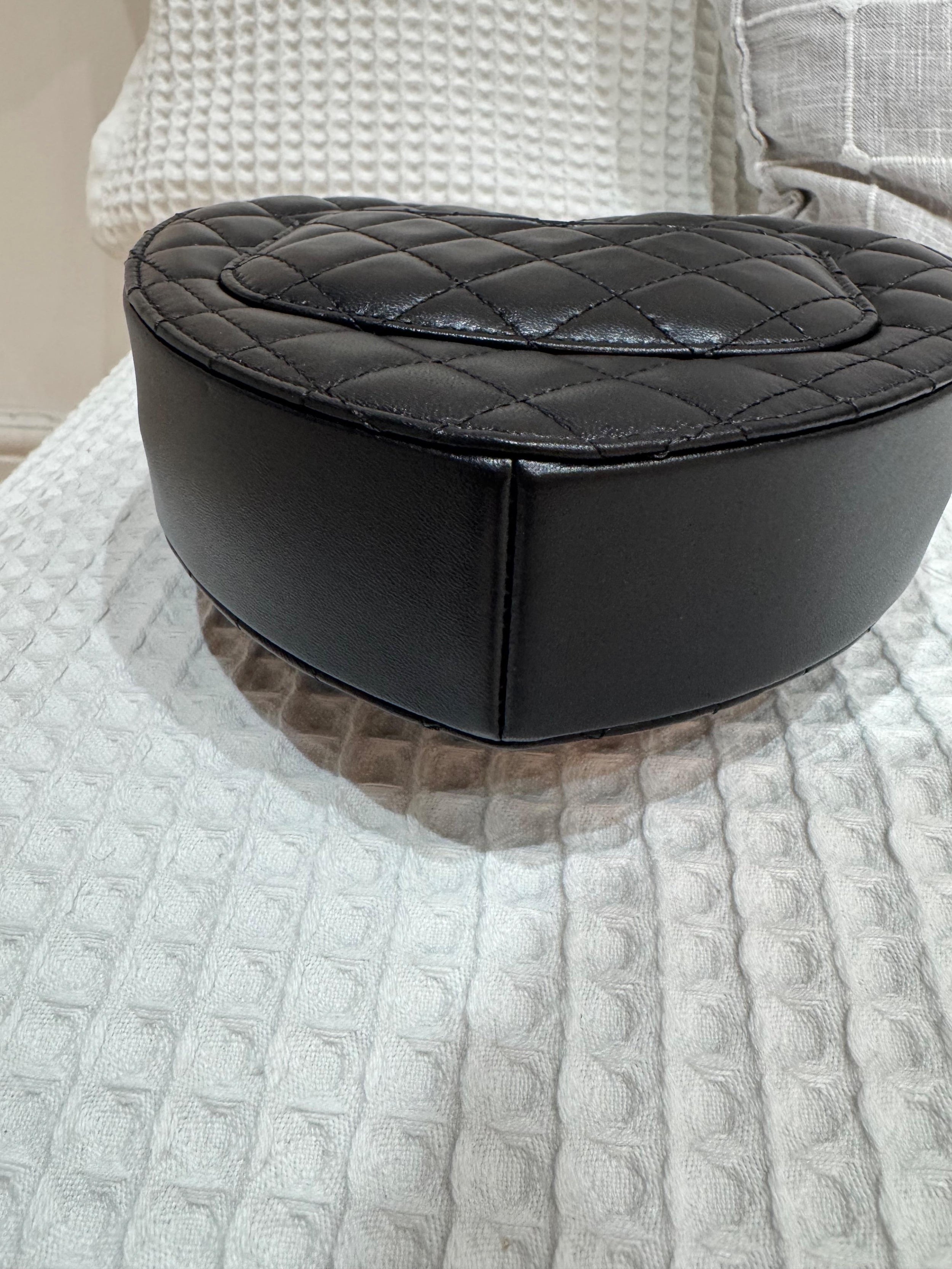 Chanel Large Quilted Heart Bag