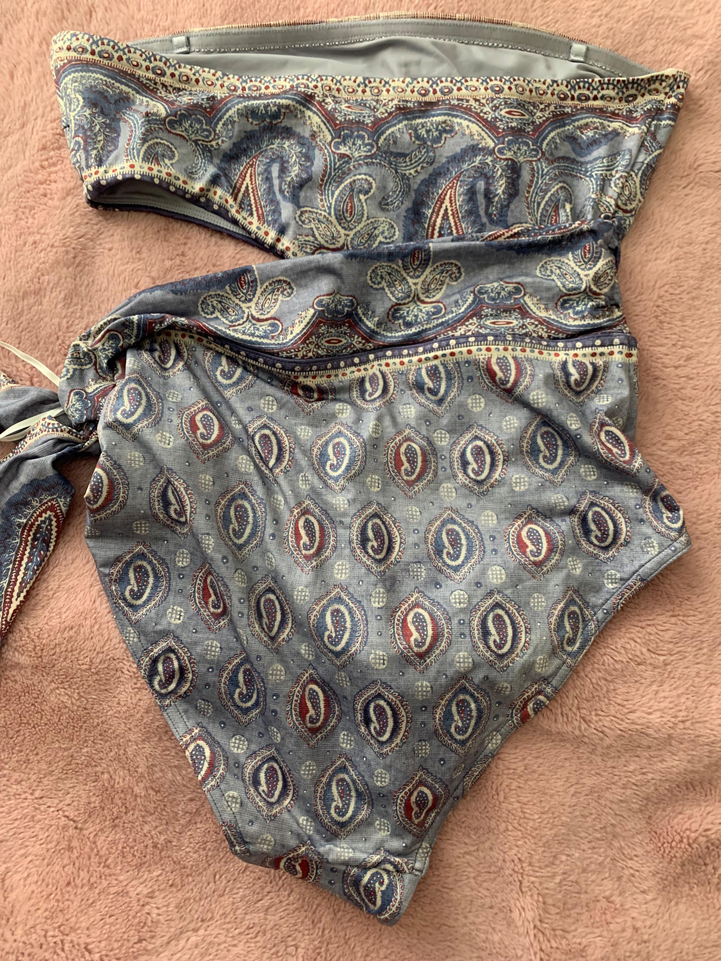 Zimmermann Vitali Scarf Tie One Piece Bathing Suit