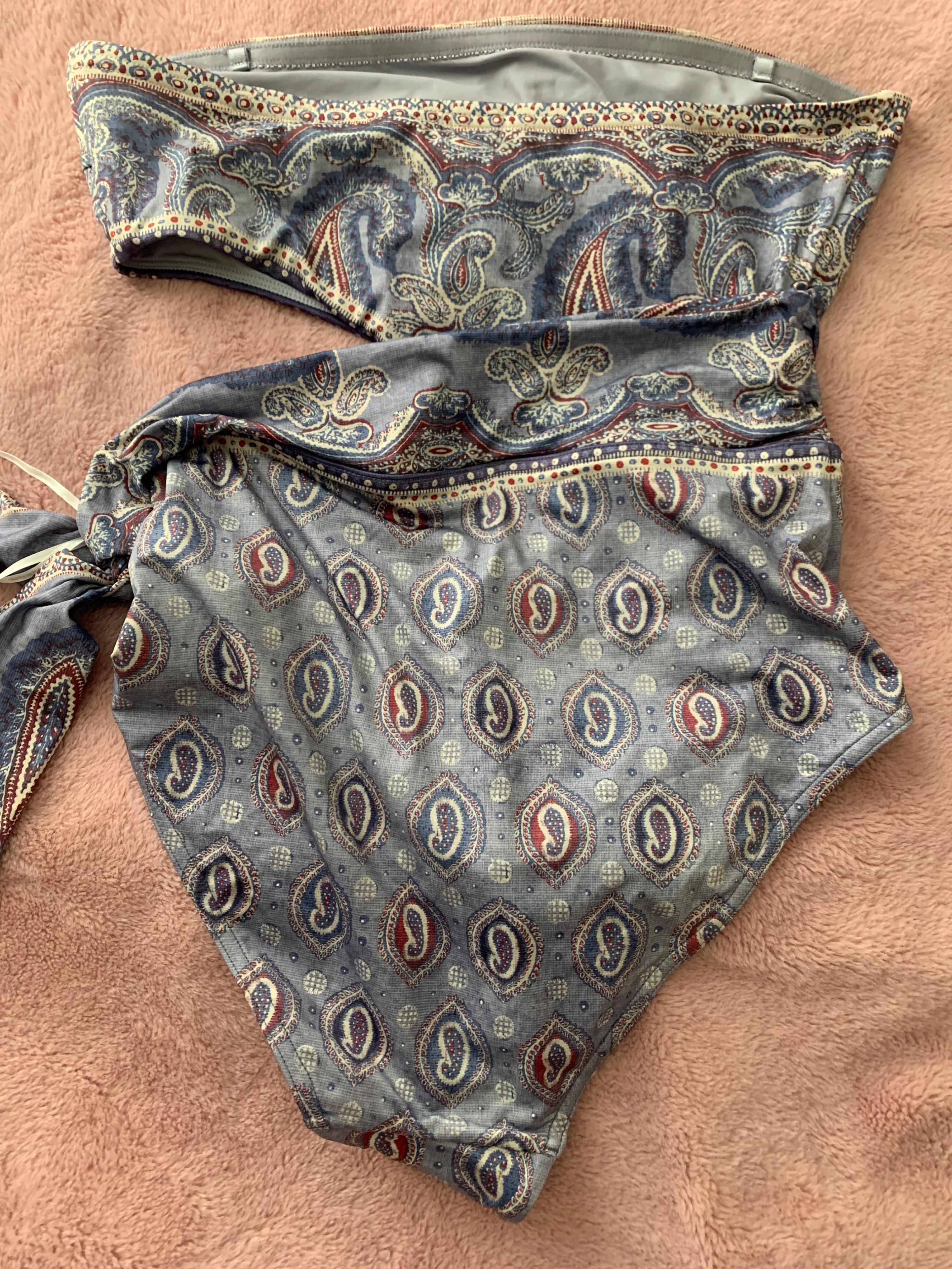 Zimmermann Vitali Scarf Tie One Piece Bathing Suit