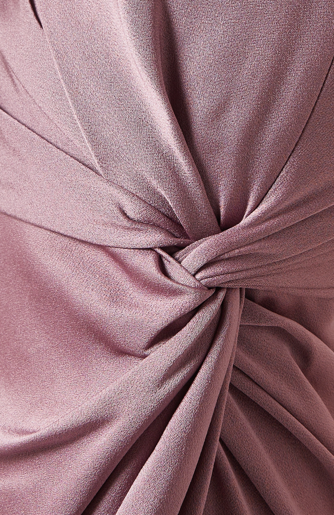 Alex Perry One-shoulder Twisted Gown in Satin Crepe