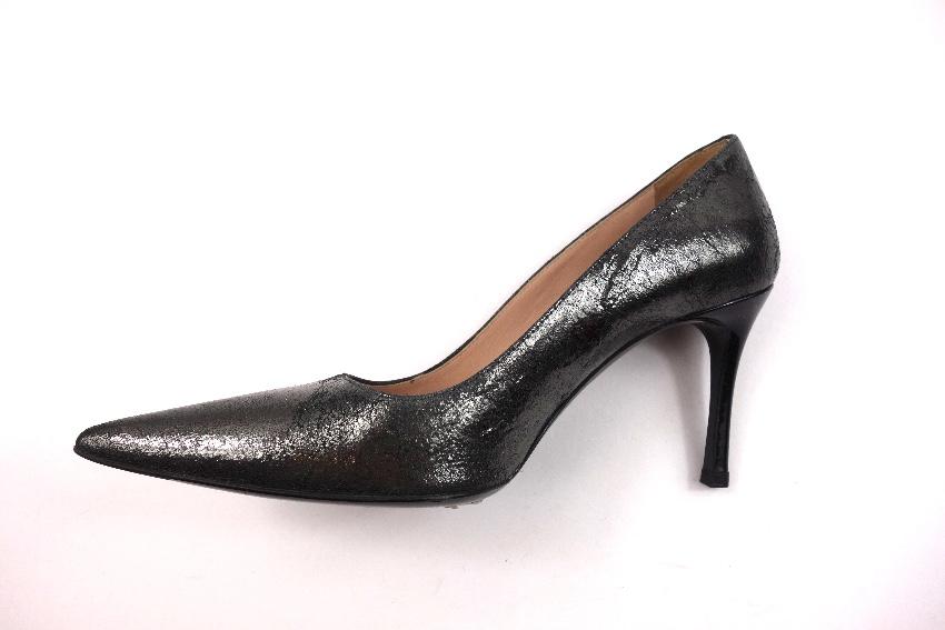 Miu Miu Pewter Metallic High Heel Pumps