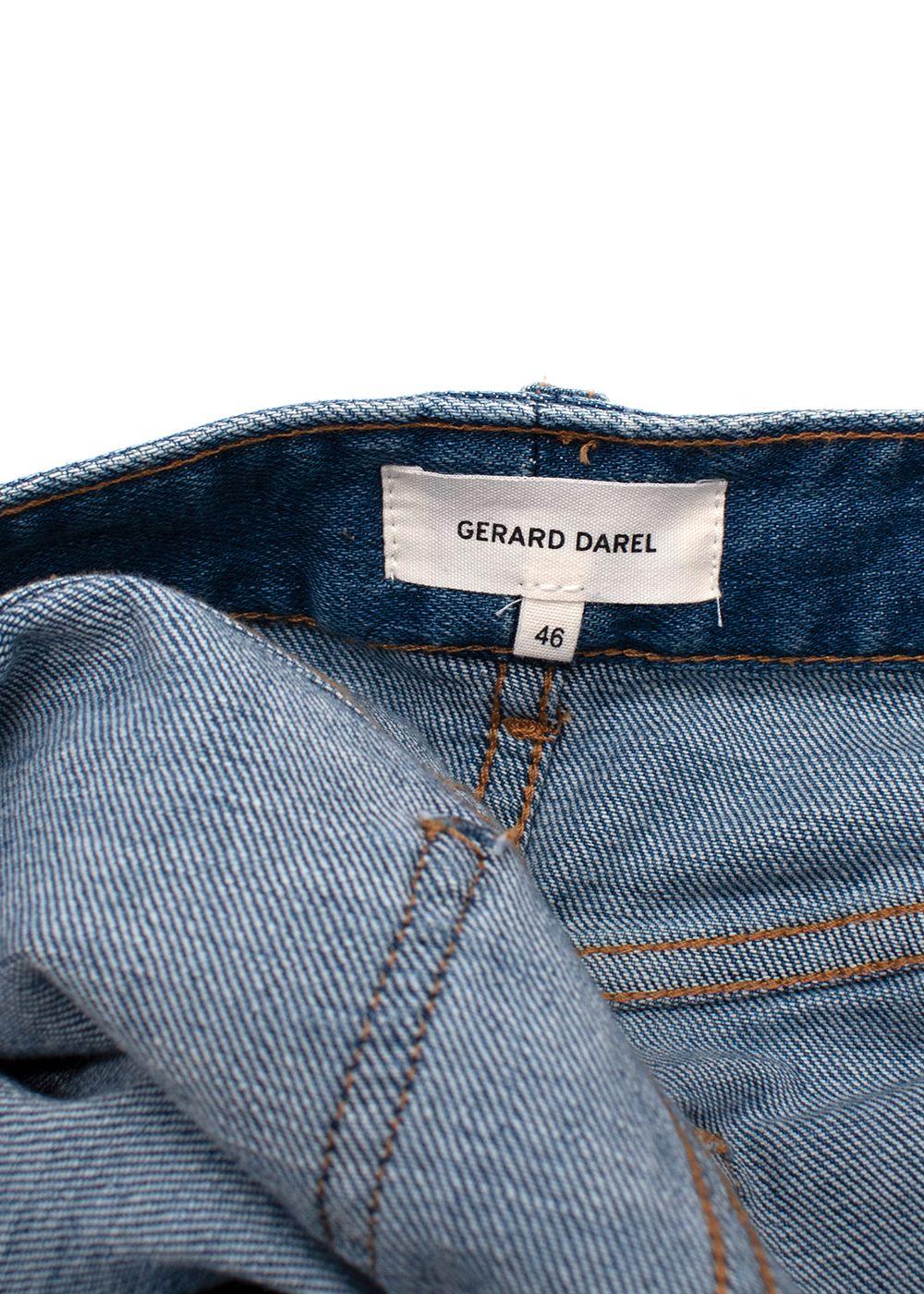 Gerard Darel Blue Dark Wash Denim Skirt