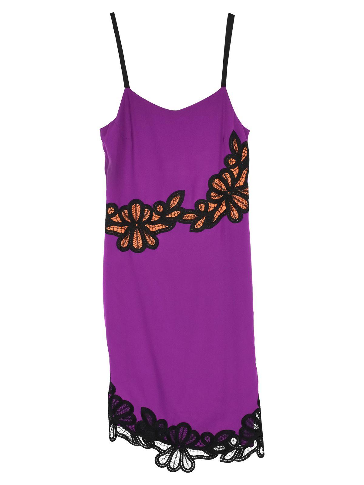 Crochet Lace Detail Slip Dress