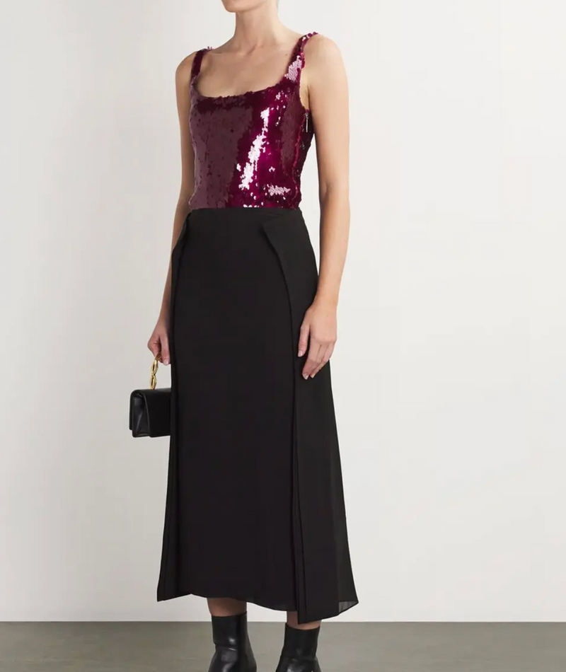 16Arlington  Georgette Dayni Midi Skirt