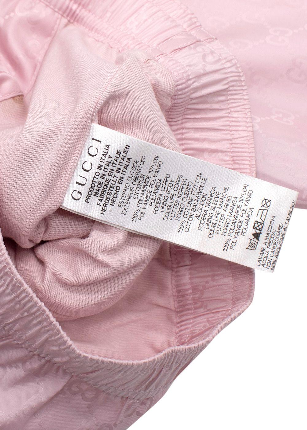 Gucci Kids Pink Monogram Windbreaker