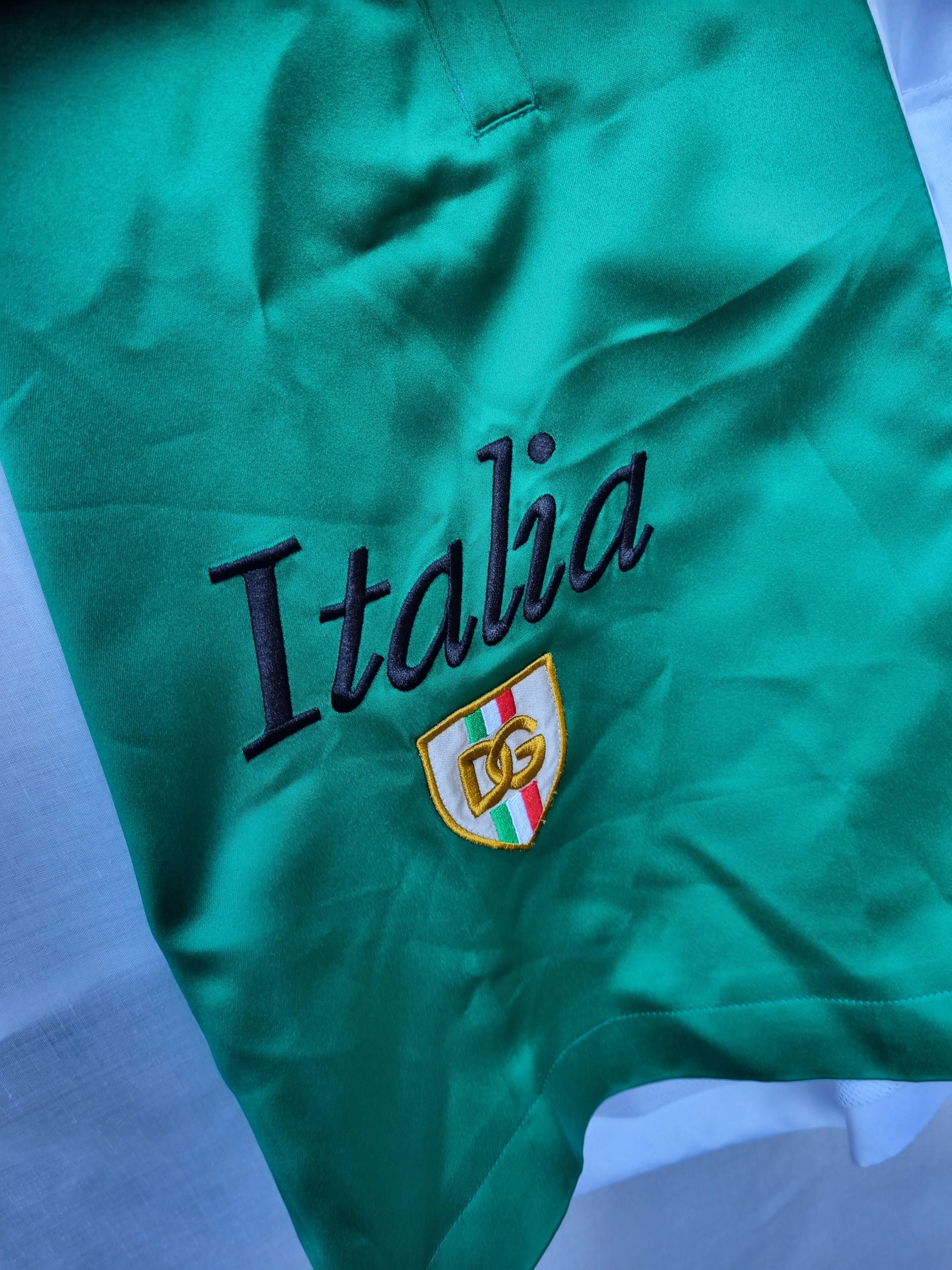 Tricolour satin shorts
