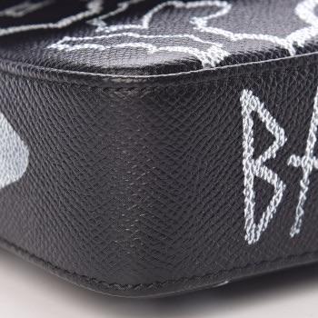 Calfskin Graffiti BB Chain Wallet