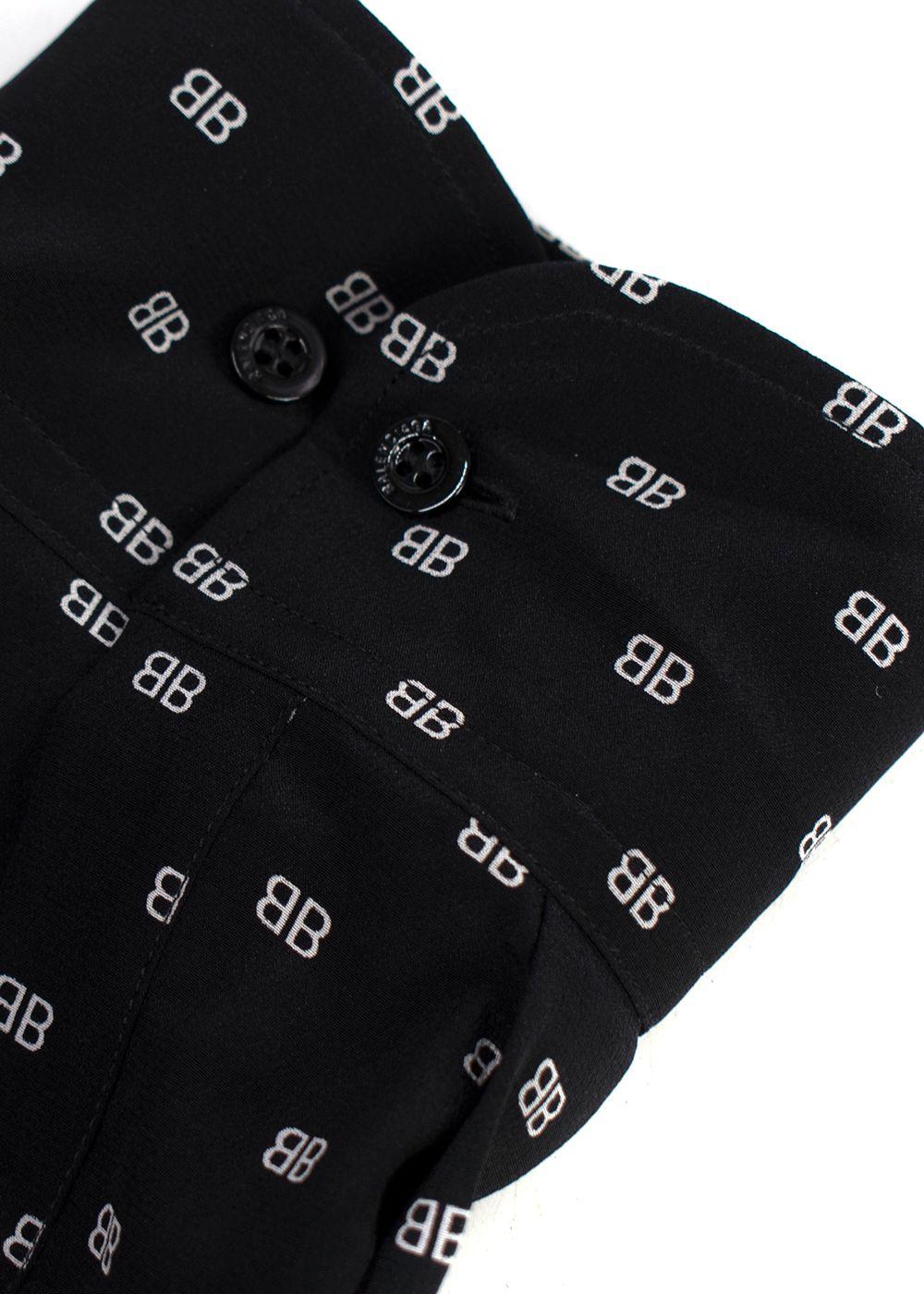 Balenciaga Black Monogram Shirt