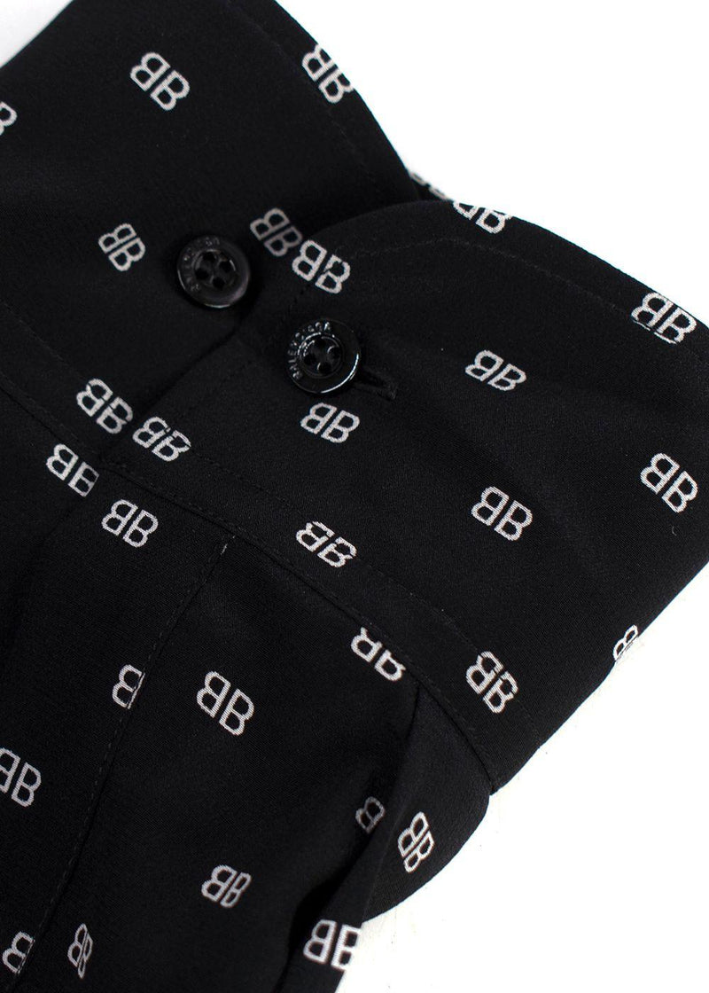 Balenciaga Black Monogram Shirt