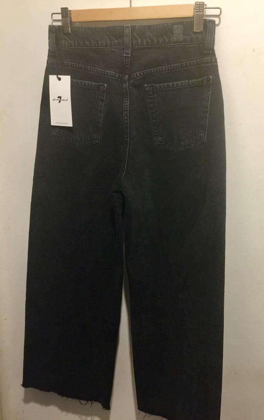7 For All Mankind Black Marnie Outsider Jeans