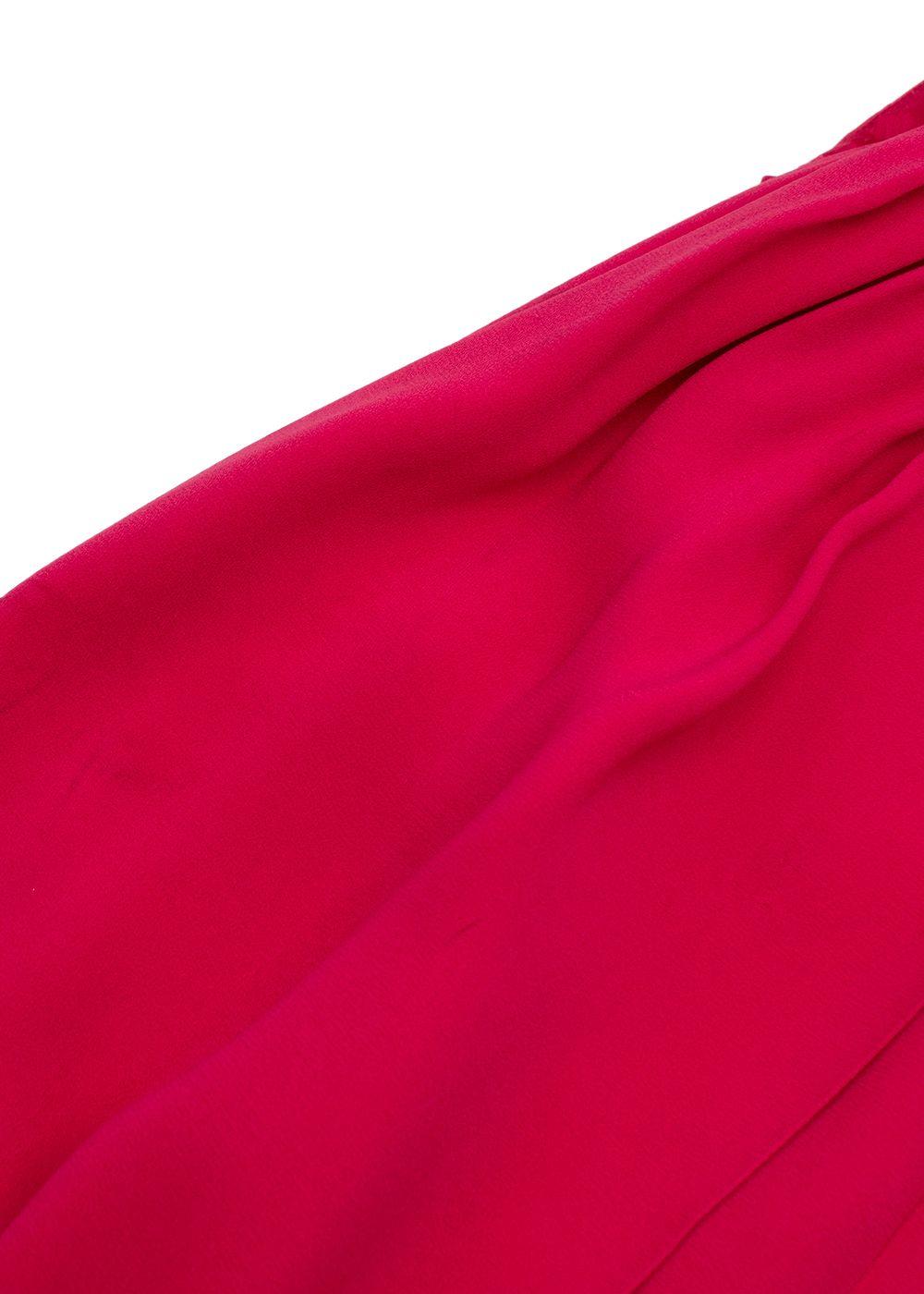 Dior Pink Silk Sleeveless Gown