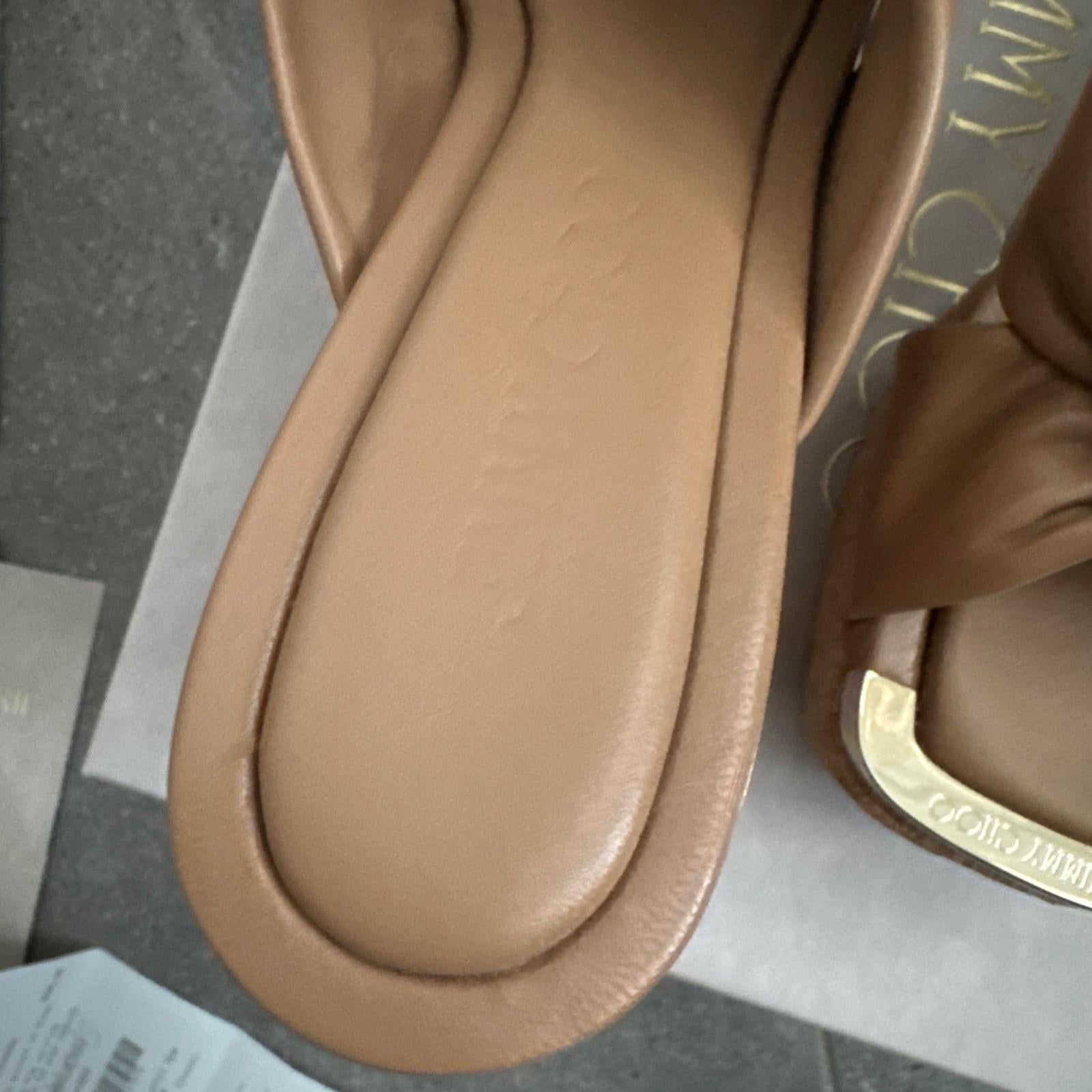 Jimmy Choo Tan 110 Cork Wedges