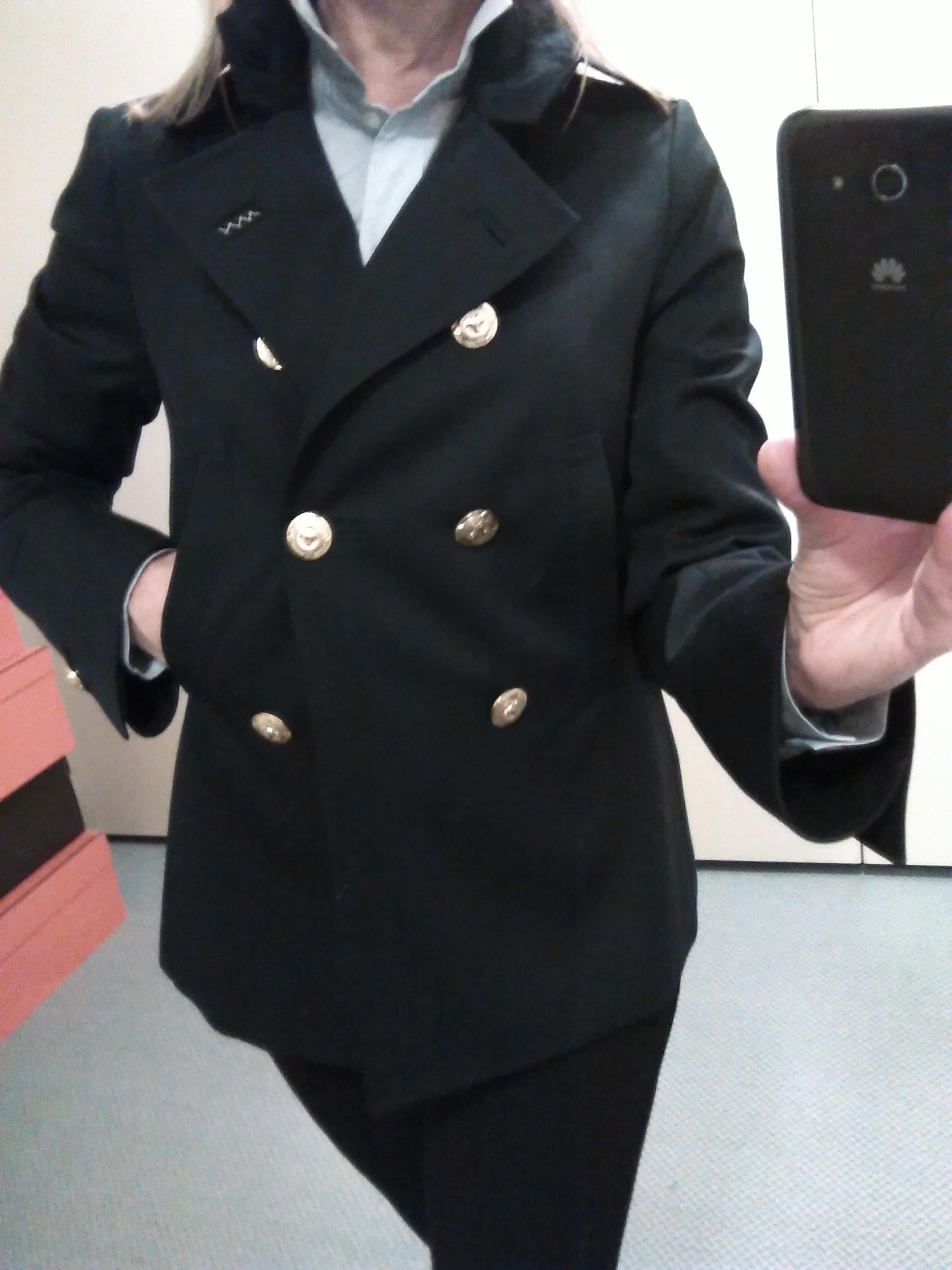 DSquared2 Double Breasted Navy Blue Jacket