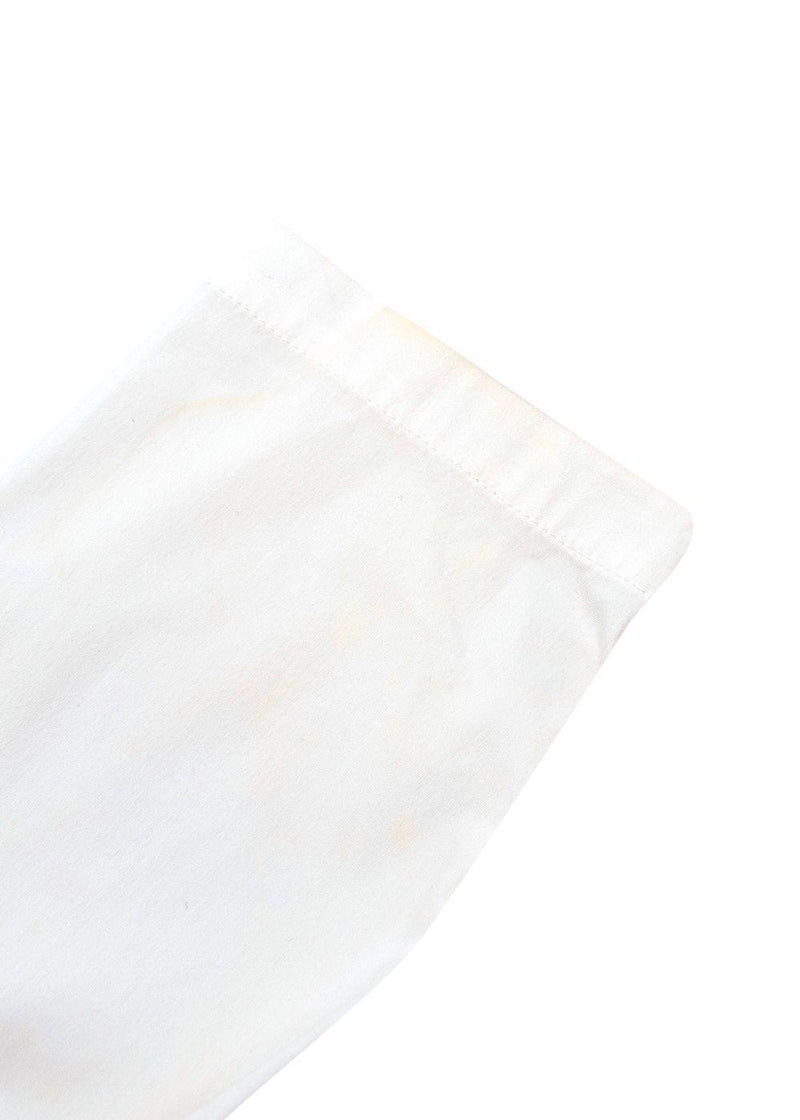 Mesh Panelled Cotton Shirt