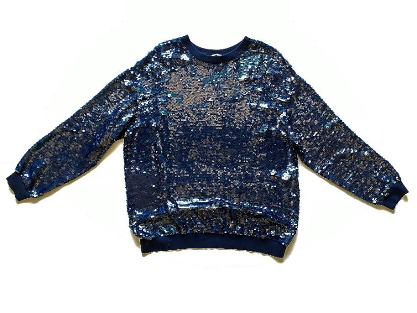 Stella McCartney Blue Sequin Jumper