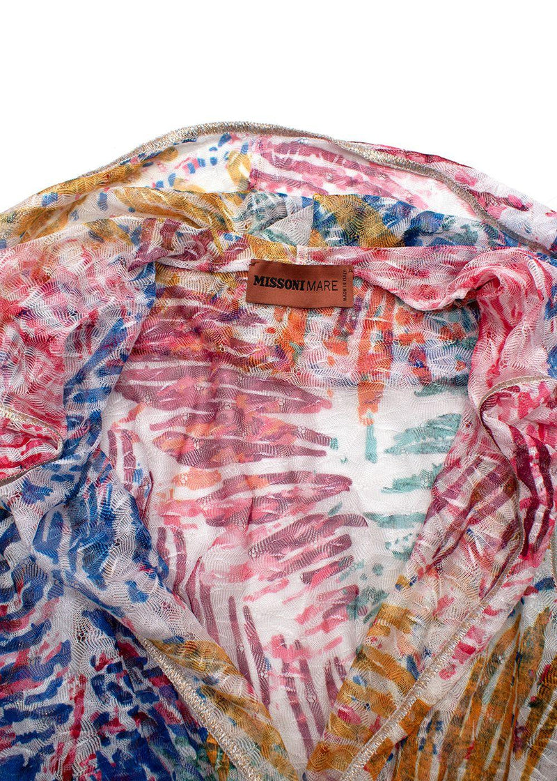 Missoni Mare Print Beach Mini Dress