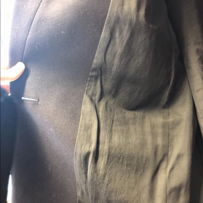 Stella Mccartney Navy Single Breasted Jacket