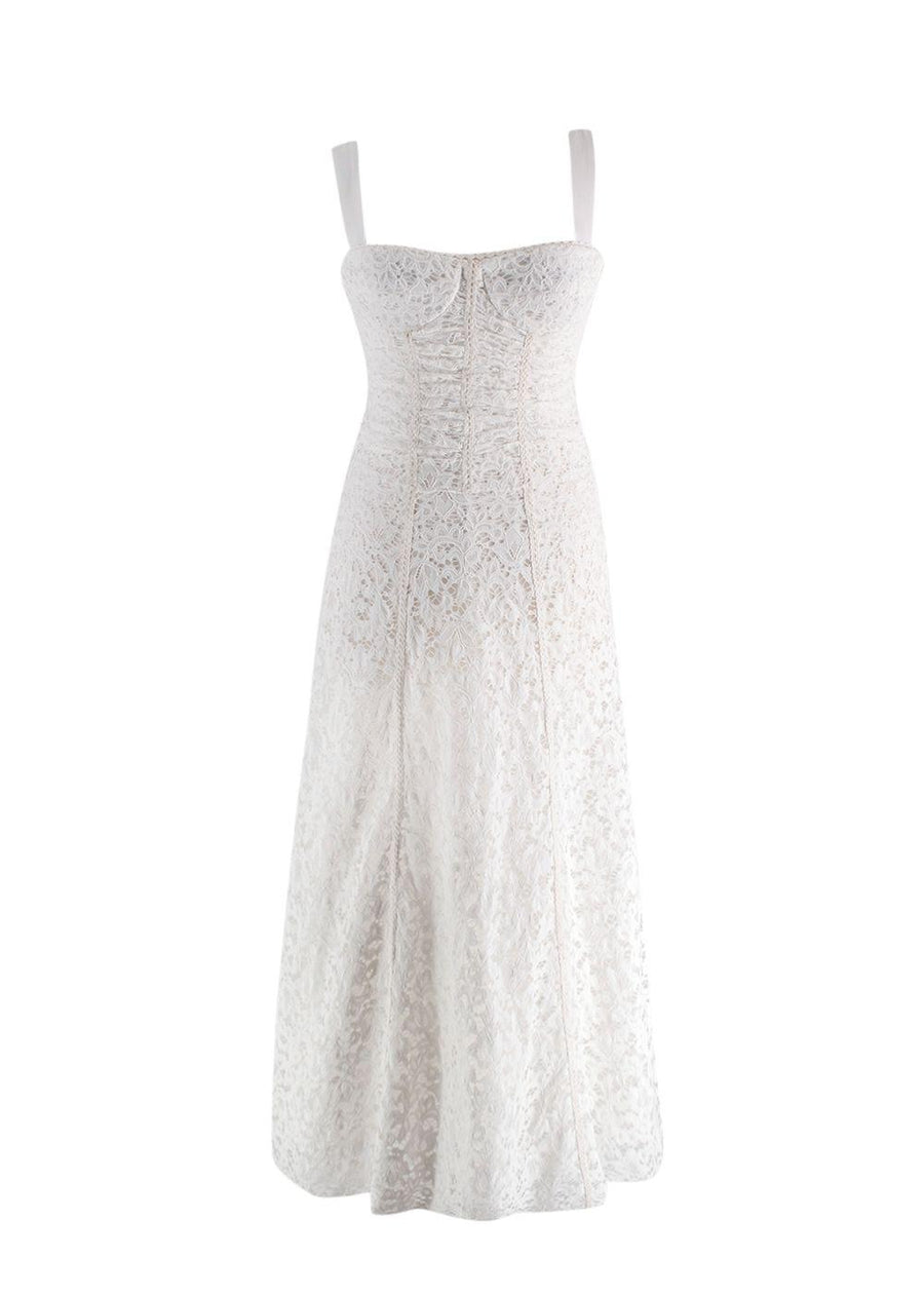Jonathan Simkhai white Lace dress