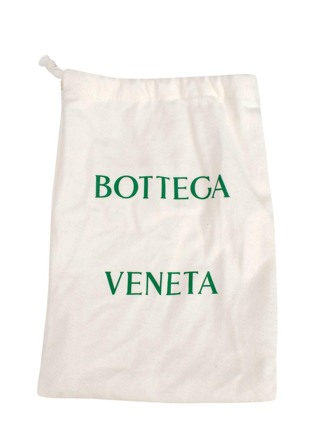 Bottega Veneta Lime Green Twisted Buckle Double Strap Belt