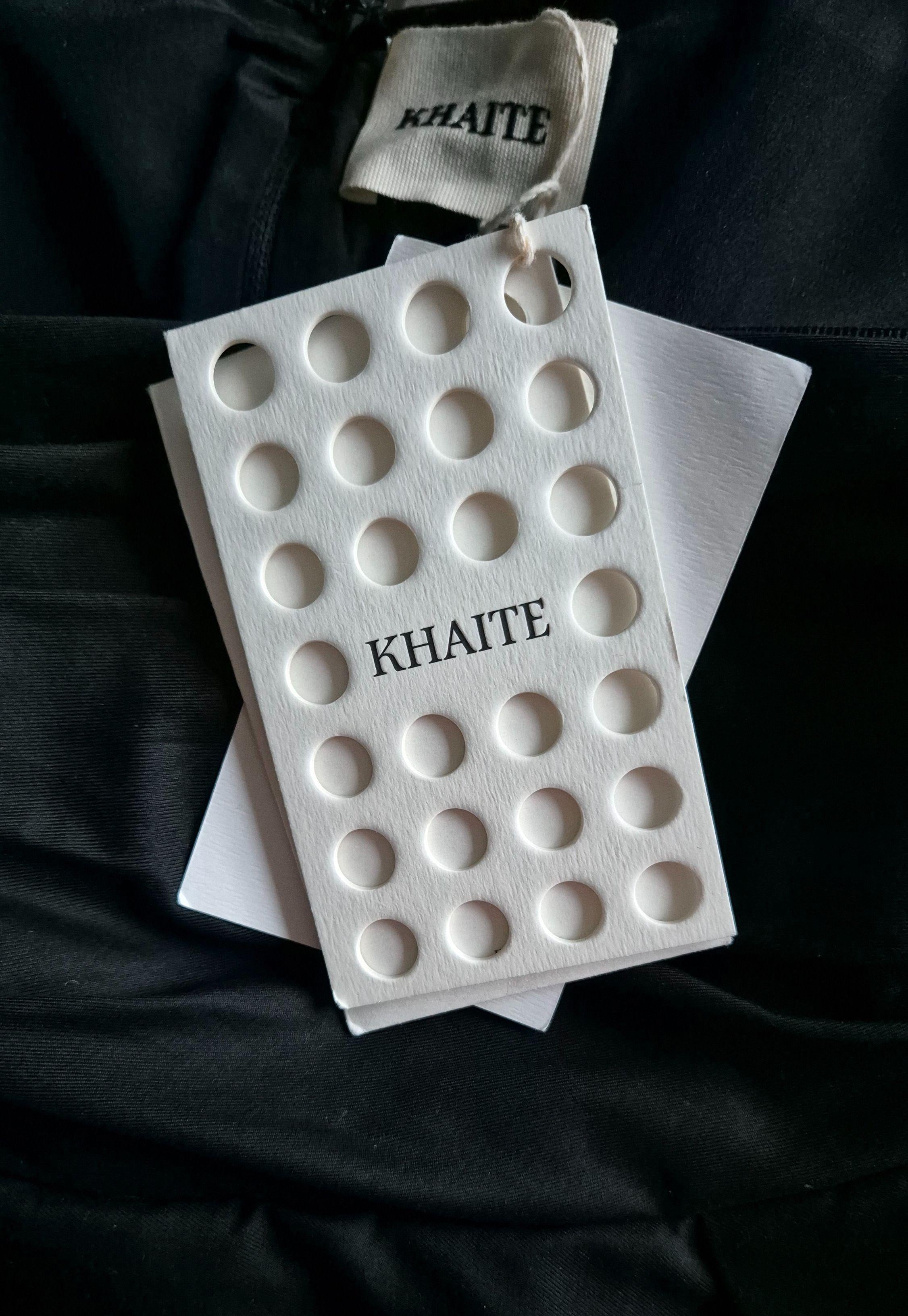 Khaite Black Katerina Mini Dress