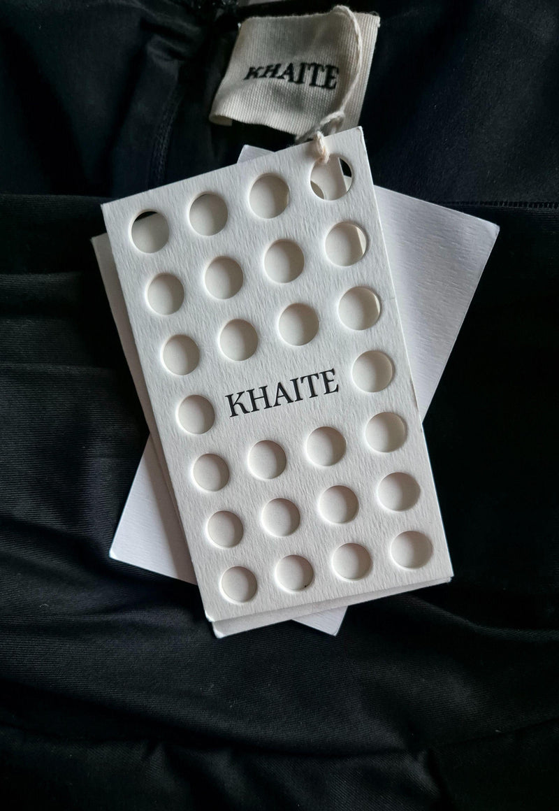 Khaite Black Katerina Mini Dress