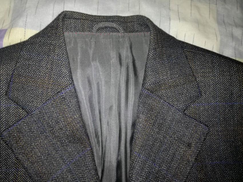 Mario Barutti Wool & Cashmere Herringbone Blazer