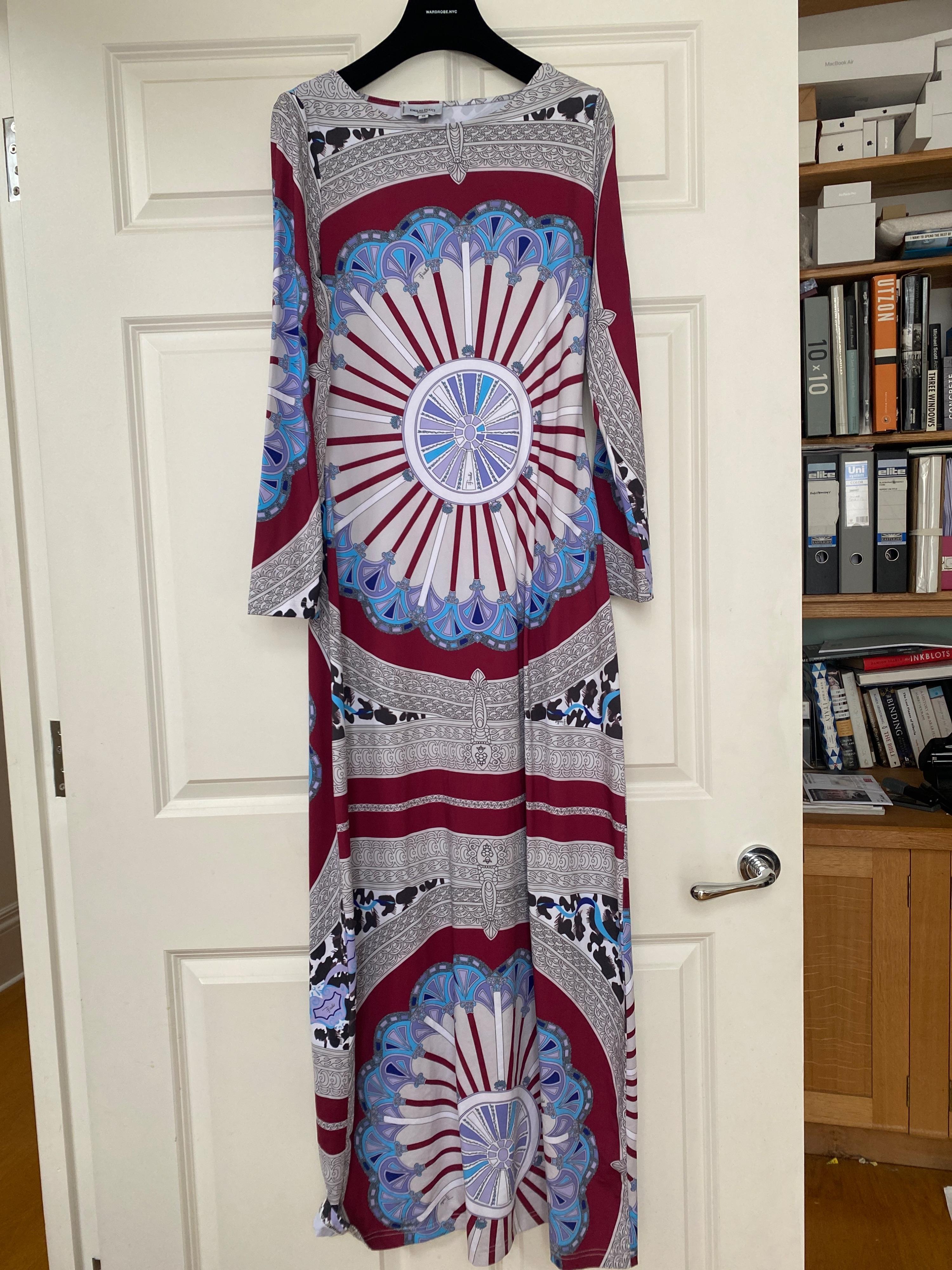 Emilio Pucci Multicoloured Maxi Dress