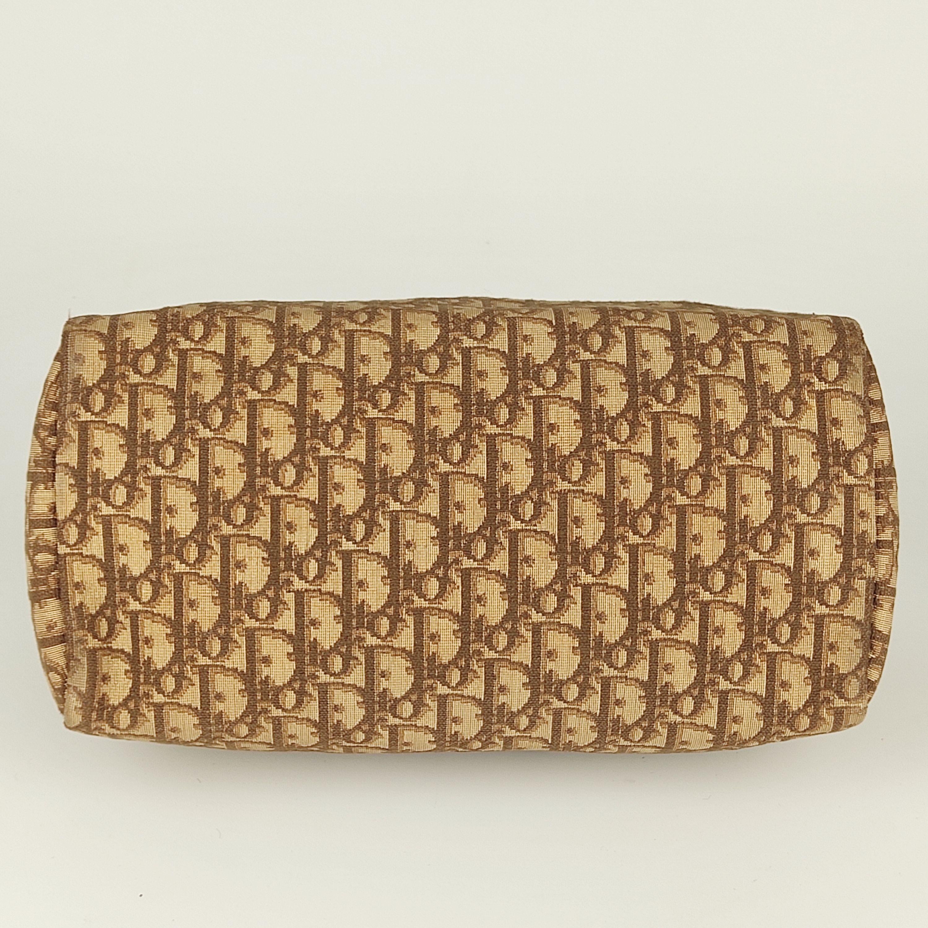 Vintage brown Oblique jacquard Trotter bag