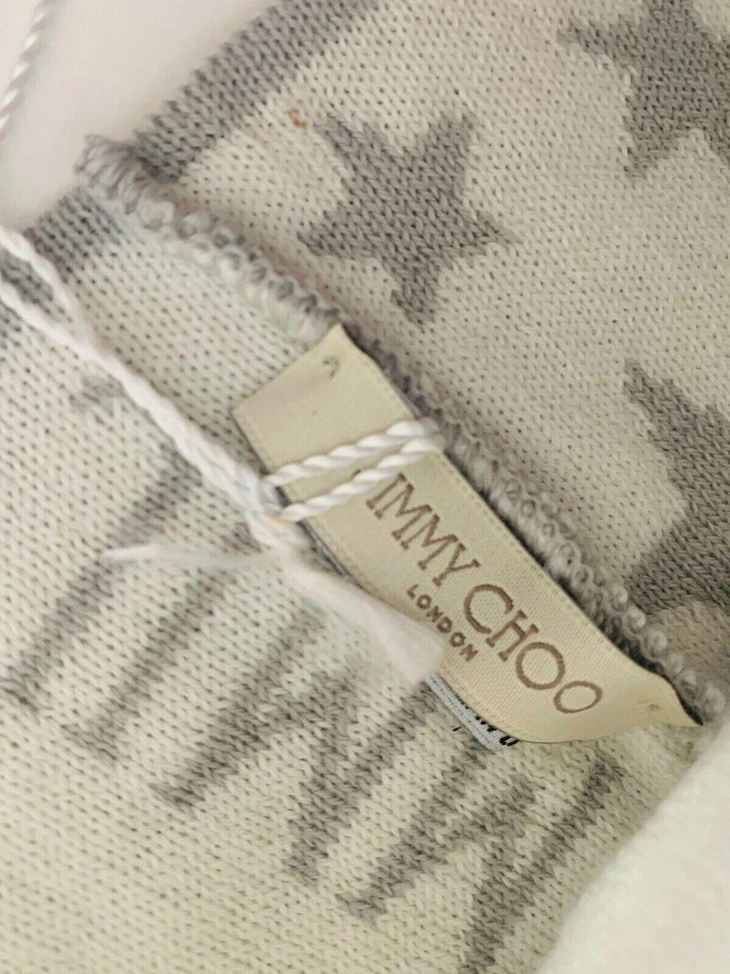 Jimmy Choo Grey Beanie Hat