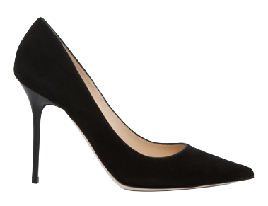 Jimmy Choo Black Suede Abel Heels