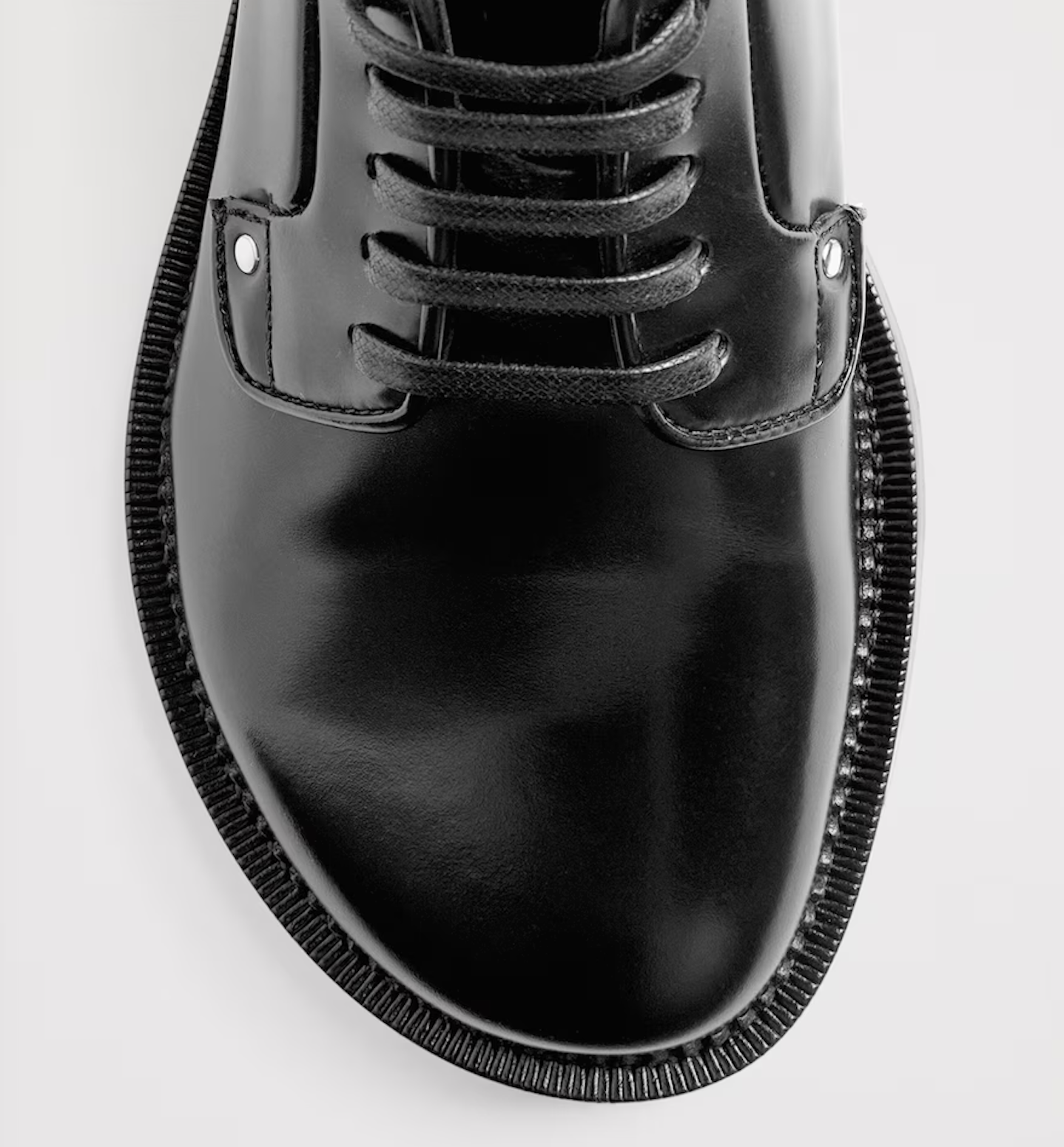AMI Paris Leather Anatomical Derby Shoes