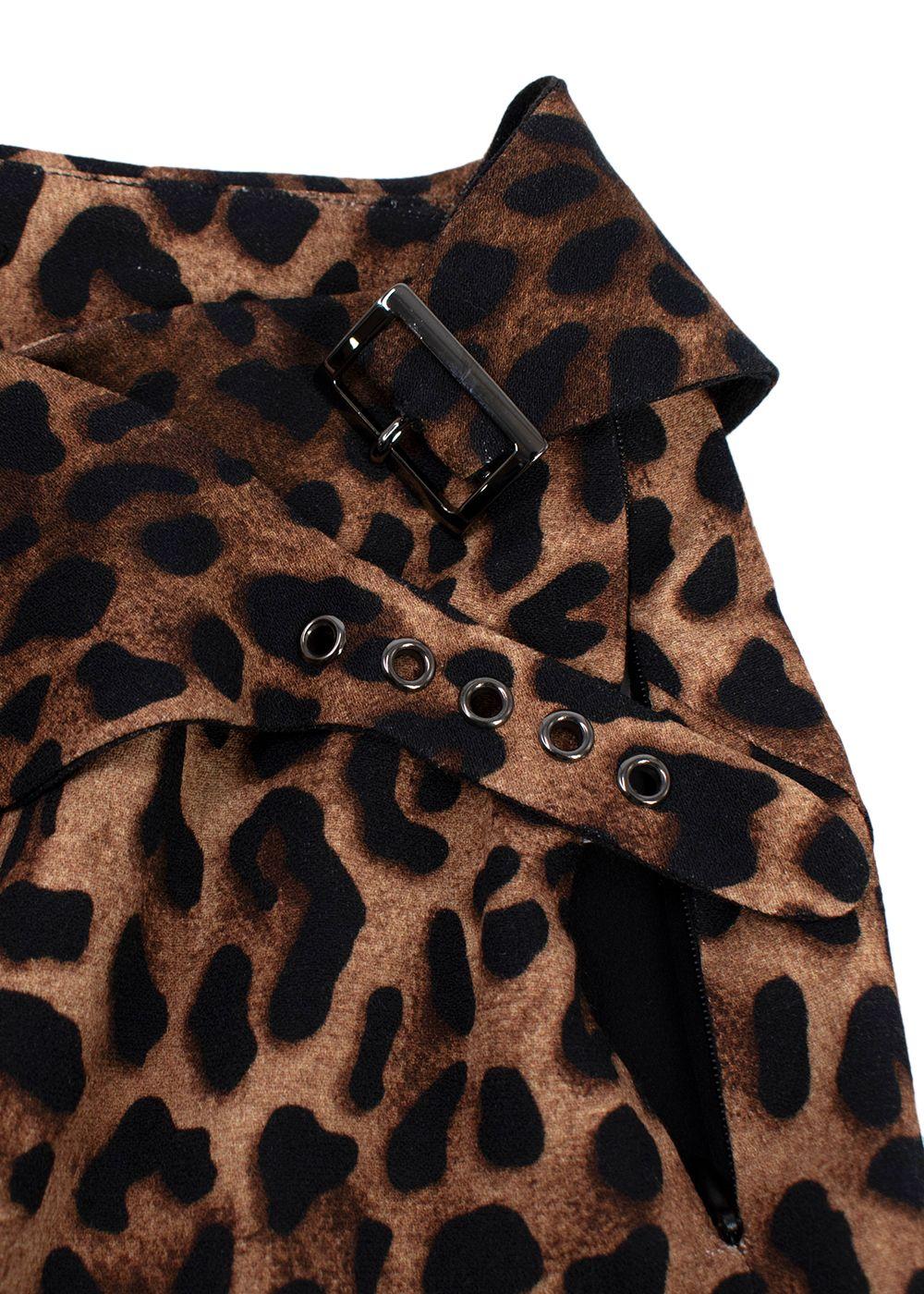 Tom Ford Leopard Print Pencil Skirt