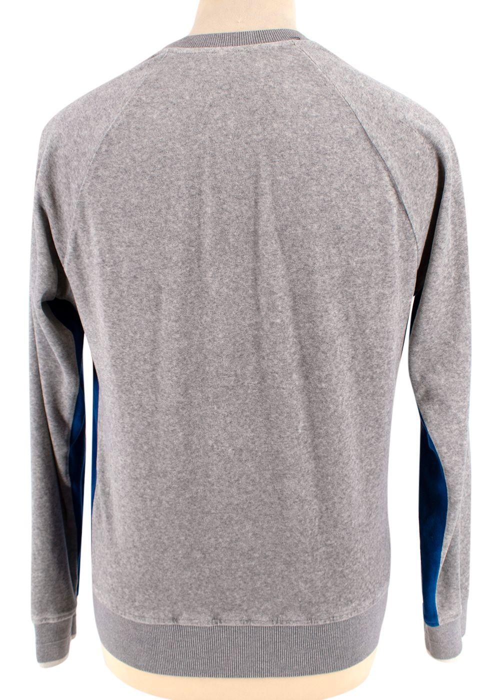 3.1 Phillip Lim Grey Velvet Jumper