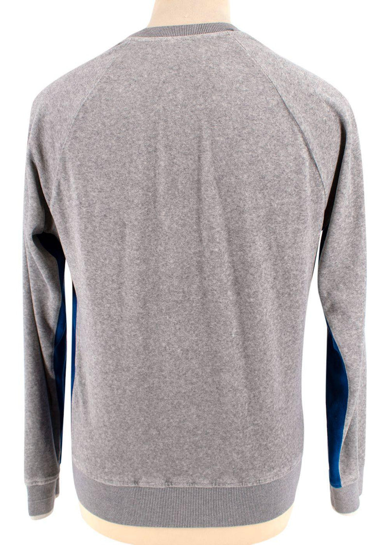 3.1 Phillip Lim Grey Velvet Jumper
