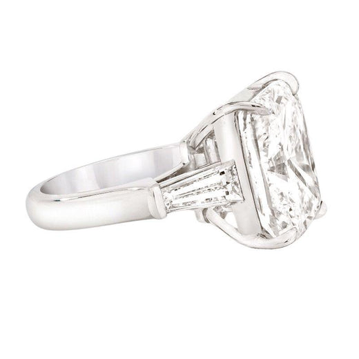 Verde 4ct IGI Certified Lab Grown Cushion Cut Diamond Ring