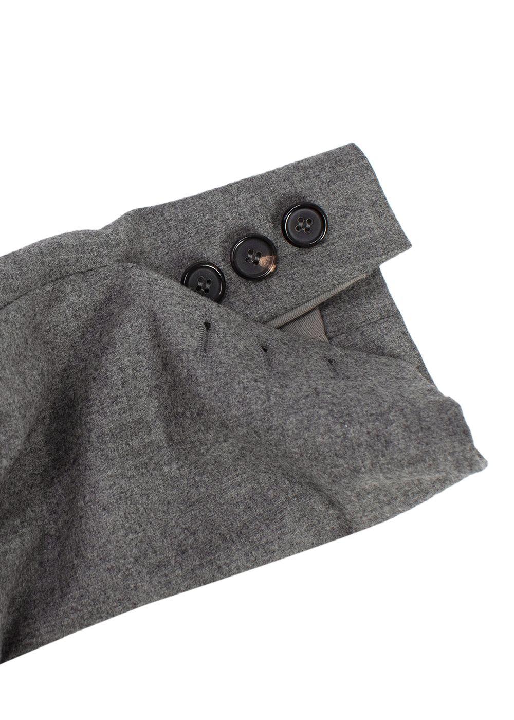 Chloe Grey Single Breasted Wool Blazer