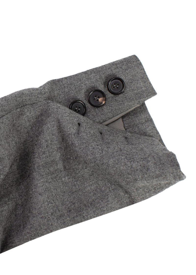Chloe Grey Single Breasted Wool Blazer