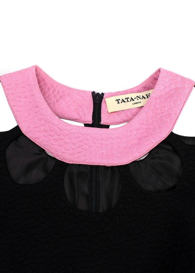 Tata Naka Colourblock Cut Out Dress