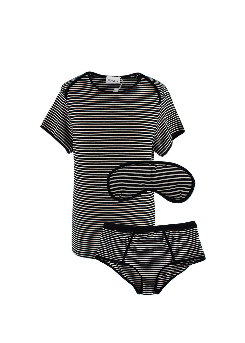 Raey Three-Piece Cashmere Jersey Pyjama Set