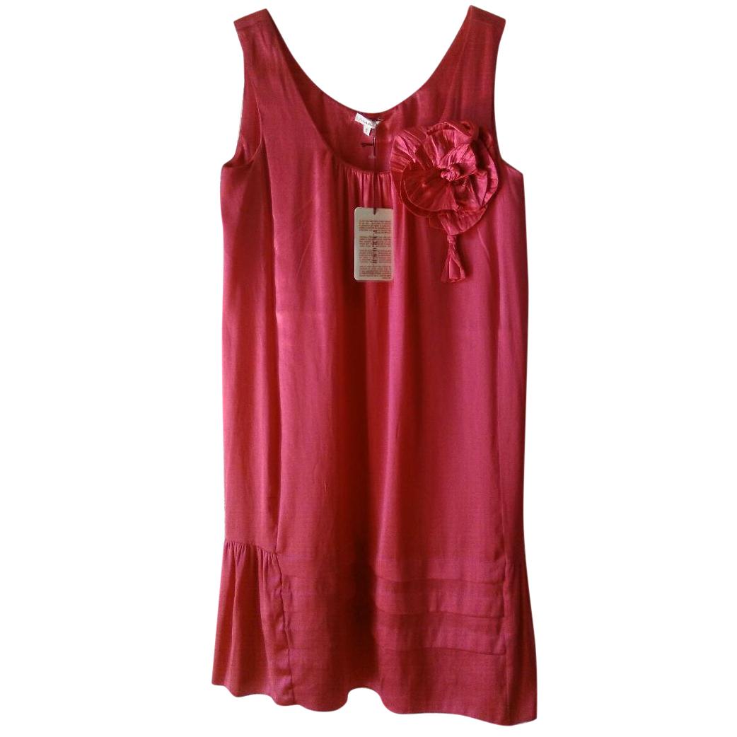 P.A.R.O.S.H Pink Dress Silk