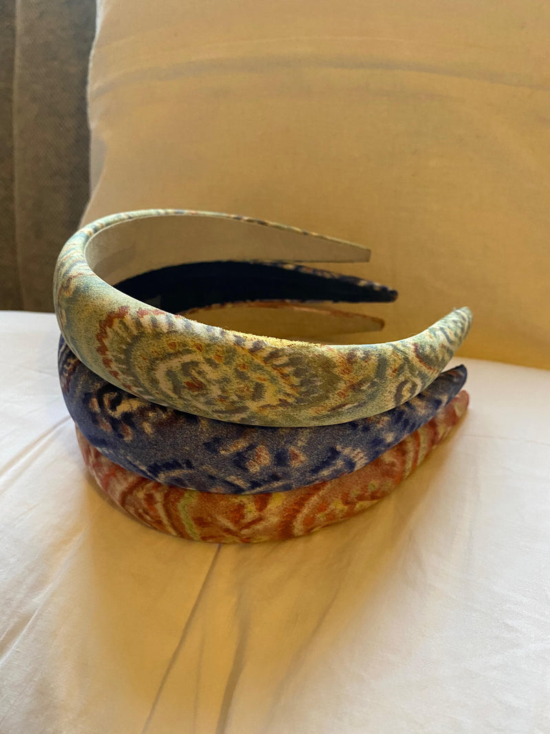Multicolour Fabric-Covered Padded Headbands