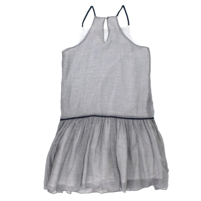 Jacadi blue and white striped girl's summer dress