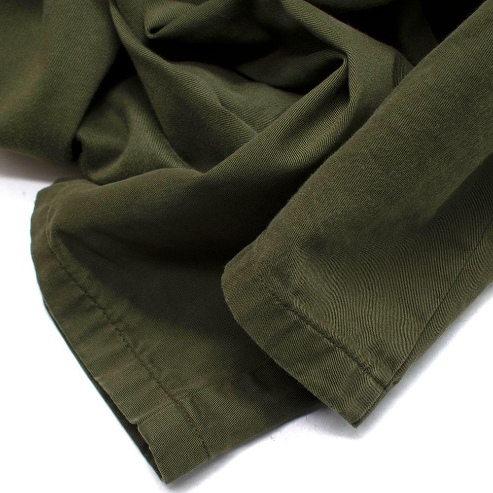 Acne Studios Army Green Trousers