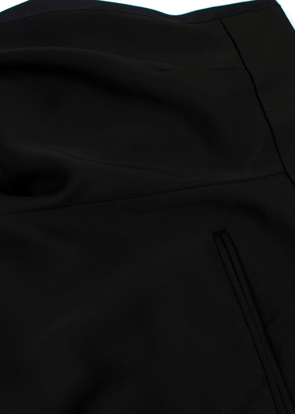 Loewe Black Satin Tailored Trousers