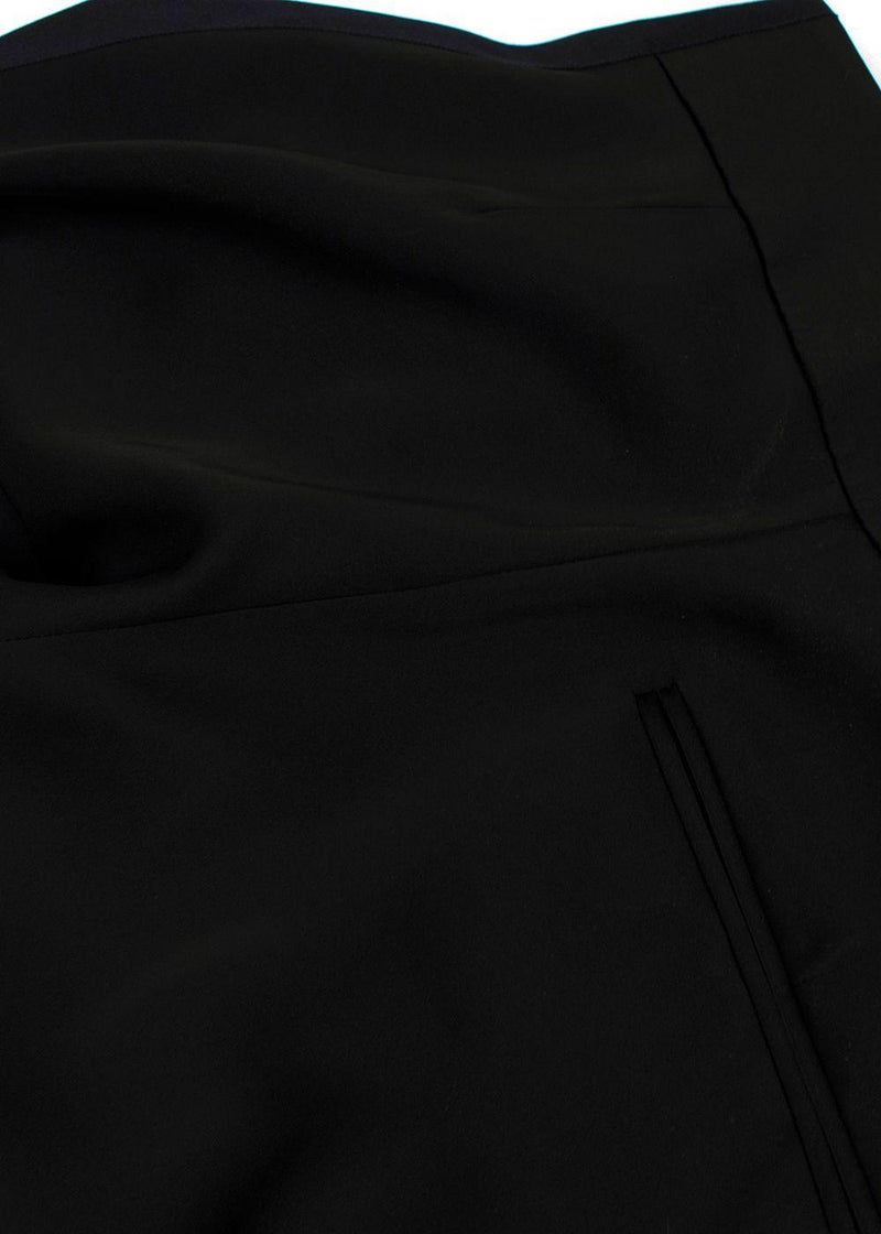 Loewe Black Satin Tailored Trousers